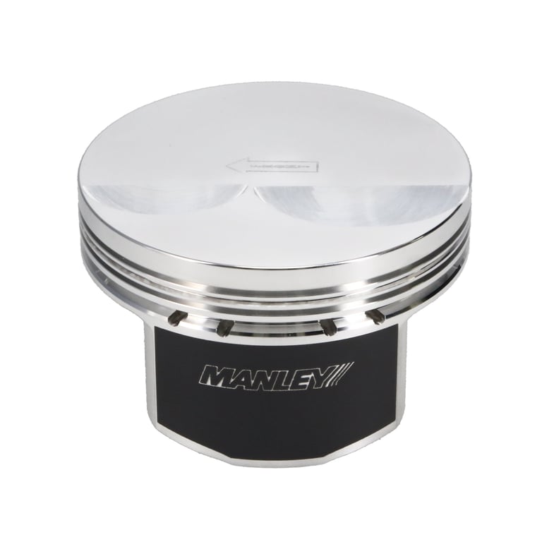 Manley Chevrolet LS Piston Set - 4.080in Bore 1.304in CH, -4.00 CC - 592580CE-8