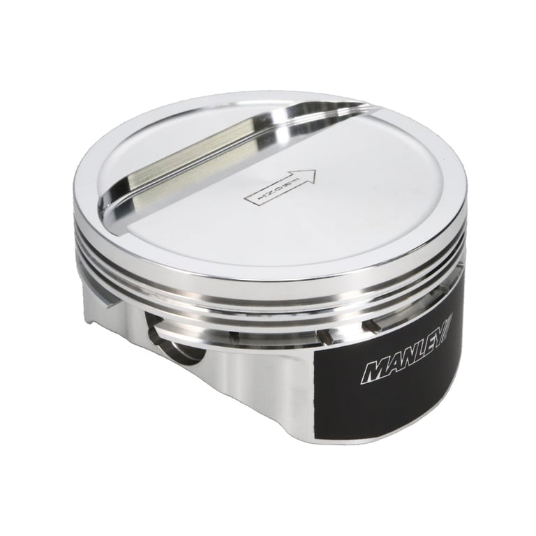 Manley Small Block Chevrolet LS Series 4.130in Bore/-11cc Dish Top Piston Set - 596605C-8