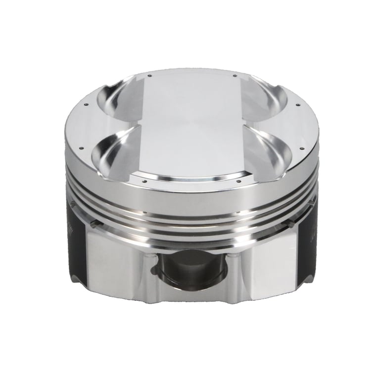 Manley Mitsubishi 4B11 86.5mm Bore 9.0:1 CR -5cc Dish Turbo Tuff Piston Set w/ Rings - 614205CE-4