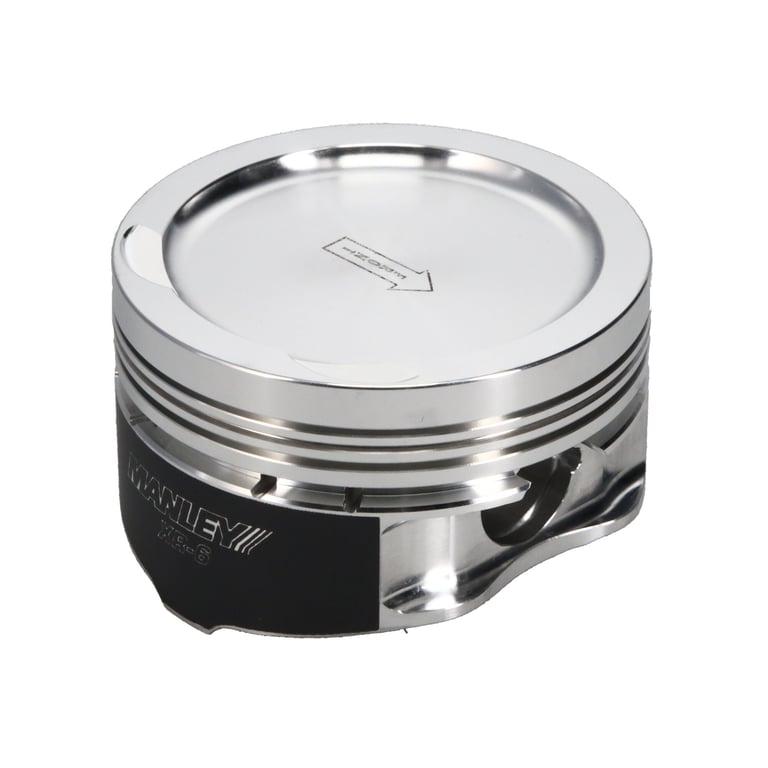 Manley Nissan SR20 86.50mm 5.365in Rod 86mm Stroke 9:1 Dish Piston Set - Set of 4 Extreme Duty - 638005CE-4