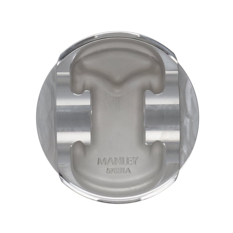 Manley Chevrolet Small Block Piston Set - 4.040in Bore 1.125in CH, -2.50 CC - 590240-8