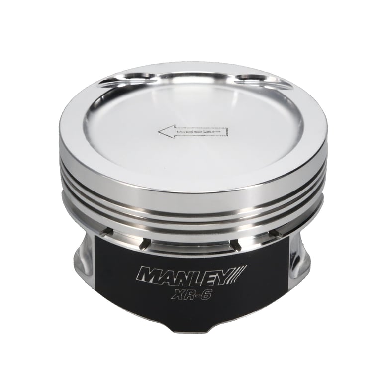 Manley Nissan SR20DE Piston Set - 86.25mm Bore 1.260in CH, -12.00 CC - 638002CE-4