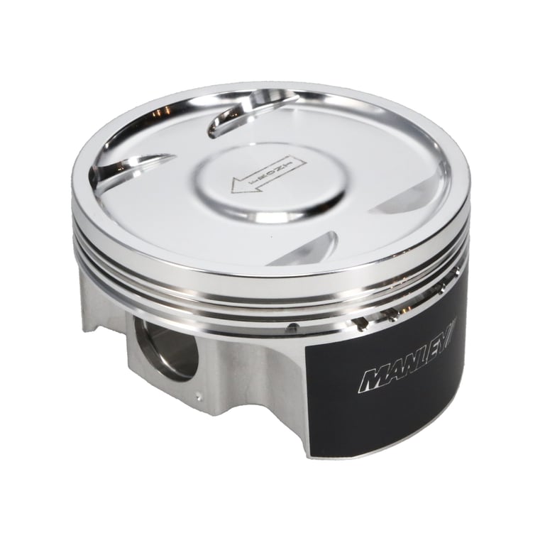 Manley Subaru WRX EJ25 99.75mm -17cc Dish 8.5:1 CR Turbo Tuff Extreme Duty Piston Set w/ Rings - 632802CE-4