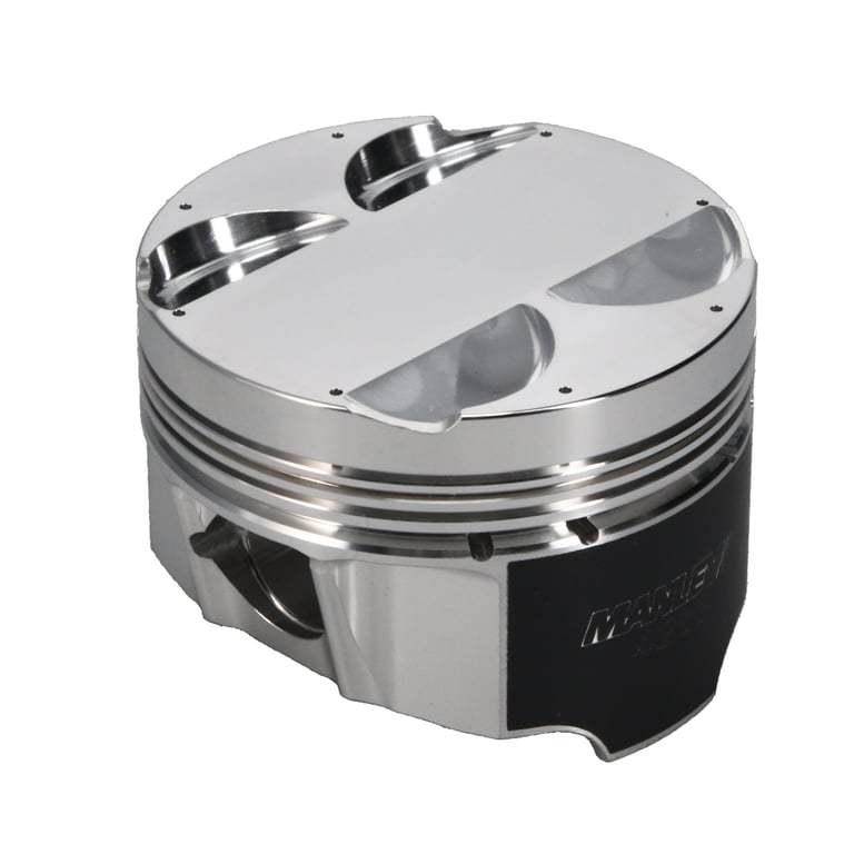 Manley Mitsubishi 4G63/4G63T 86mm Bore 10.0/10.5:1 Comp Ratio -2.5cc Flat Top T/T Piston Set - 617210CE-4
