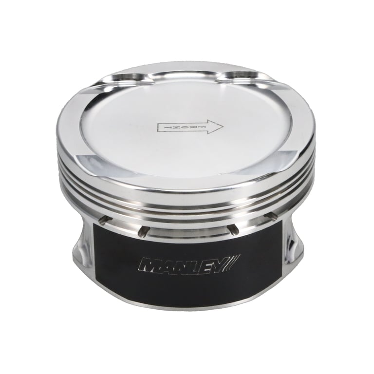 Manley Ford Coyote 5.0L DOHC -12cc Dish 3.700in Bore Piston Set - 598170C-8