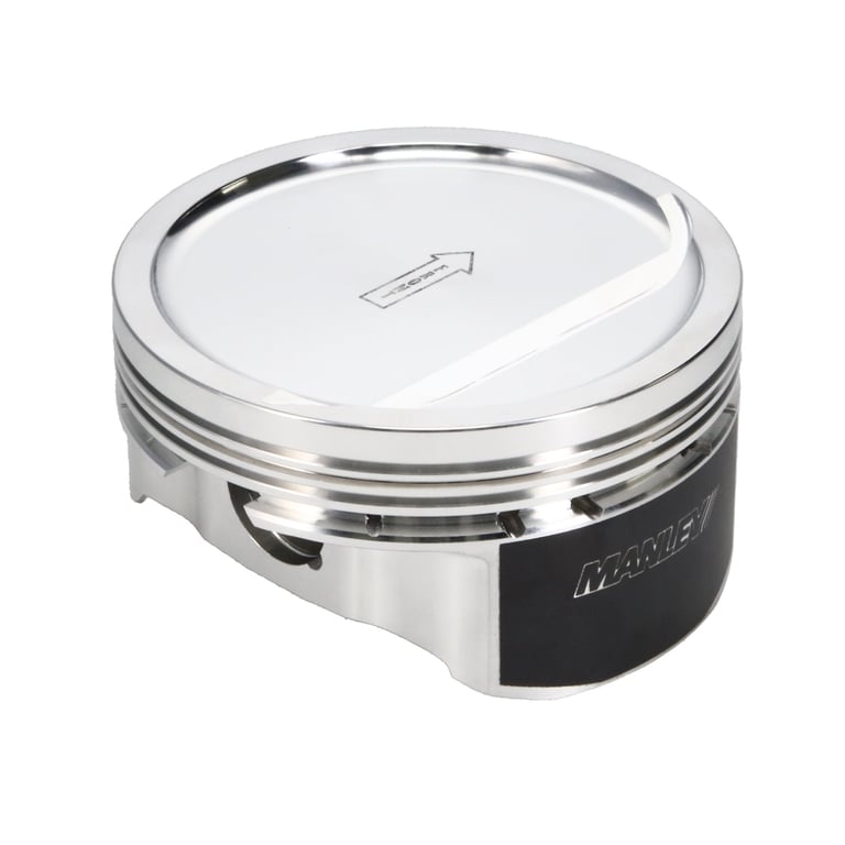 Manley Chevy Small Block Driver Side Bore 4.0005 -18cc Dish Platinum Series Piston -Single Piston - 596205DC-1