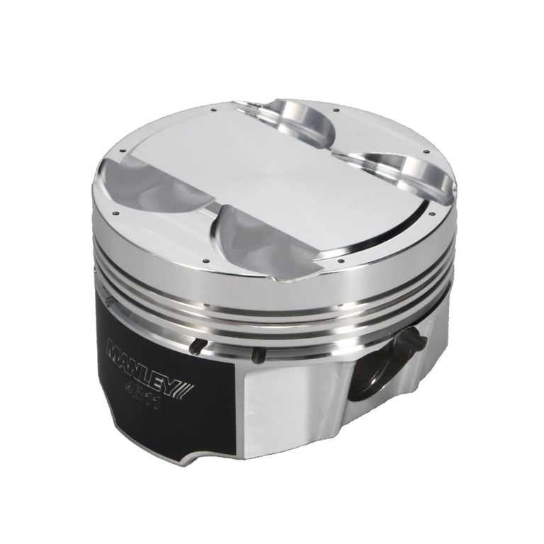 Manley Mitsubishi 4B11 86.5mm Bore 10.0:1 CR +2cc Dome Turbo Tuff Piston Set w/ Rings - 614305CE-4