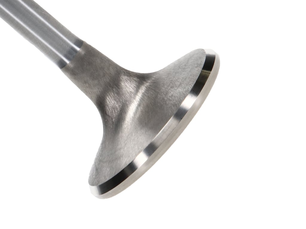 Manley Chrysler Top Fuel Exhaust Valve Kit - 1.950in Head Dia. 5.120in O/A Length, 0.3715in Stem - 11729B-8