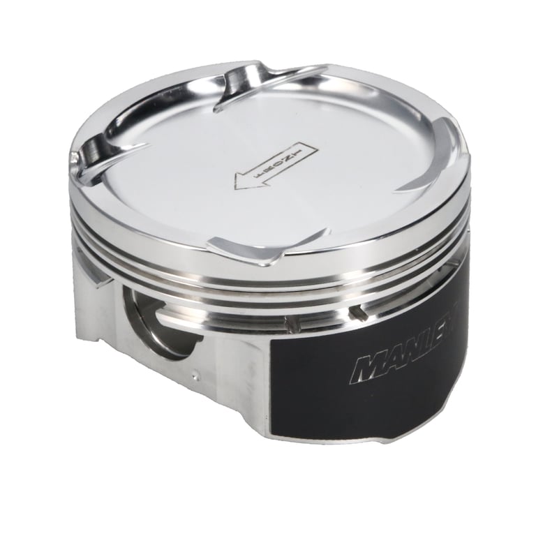 Manley 03-06 Mitsubishi Evo 8/9 4G63T 85.5mm +.5mm Oversized Bore 8.5/9.0:1 Dish Pistons w/ Rings - 617005C-4