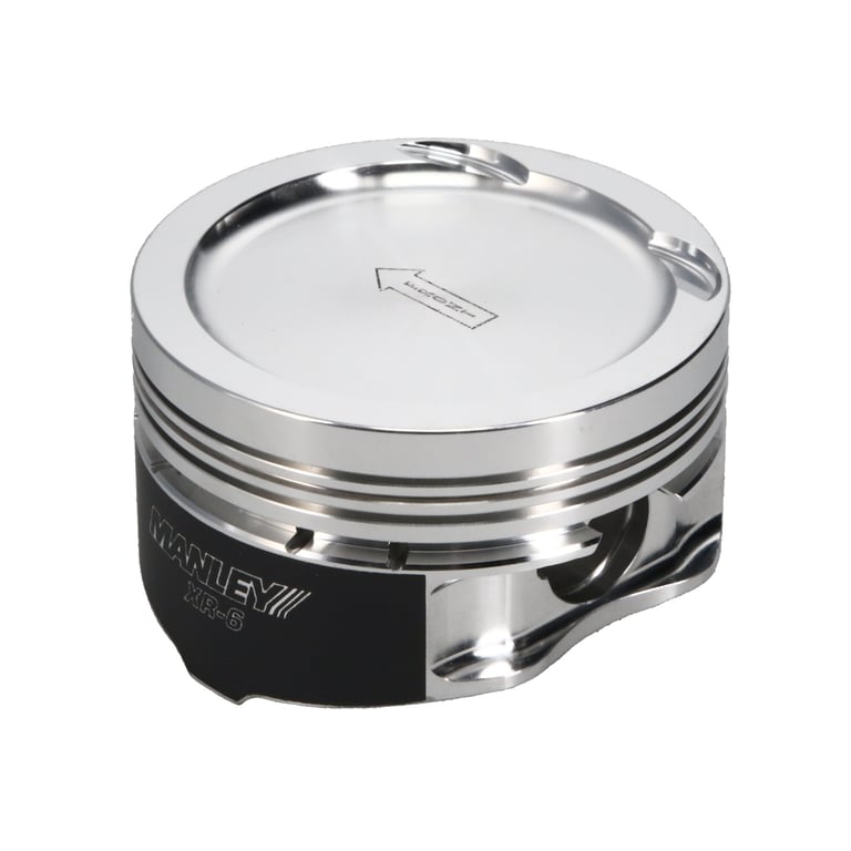 Manley Nissan (SR20DE/DET) 87mm +1.0mm Oversized Bore 8.5:1 Dish Piston Set with Ring - 638010C-4