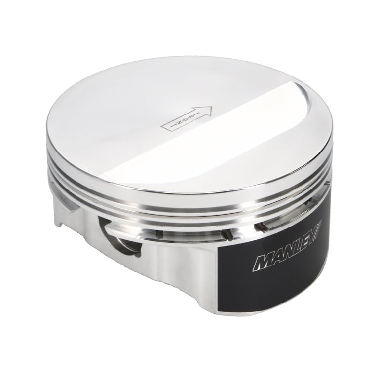 Manley Chevrolet LS Piston Set - 4.135in Bore 1.115in CH, -5.00 CC - 592310C-8