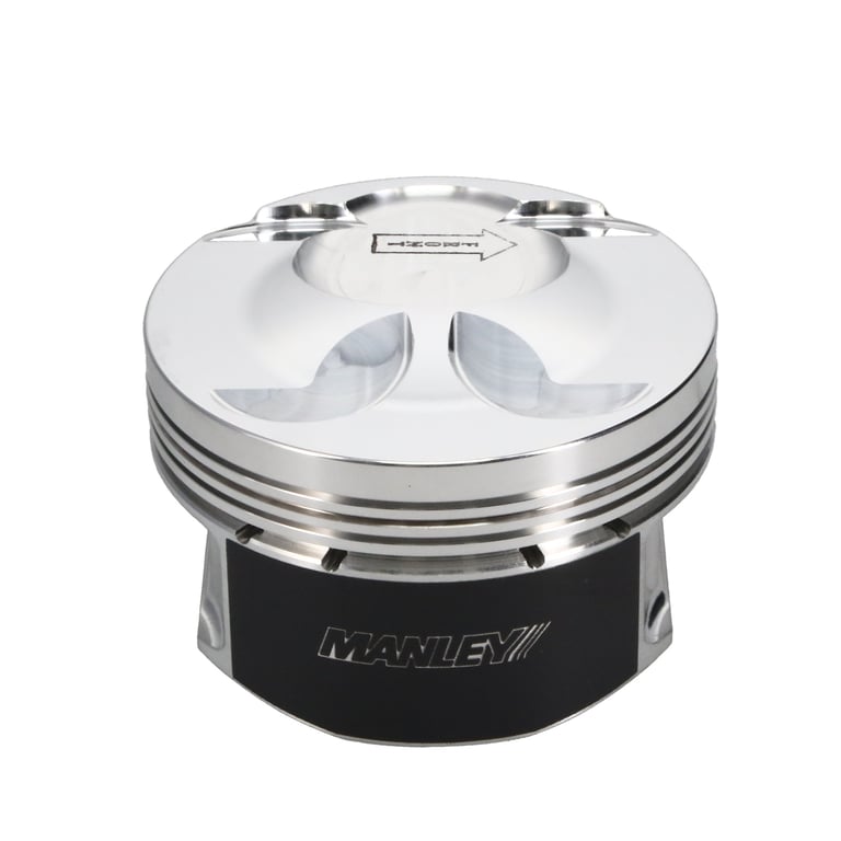 Manley Ford 3.5L Ecoboost 3.662in Bore 1.239in CD 10.0:1 CR -0.5cc Dome Extreme Duty Piston Set - 594920CE-6