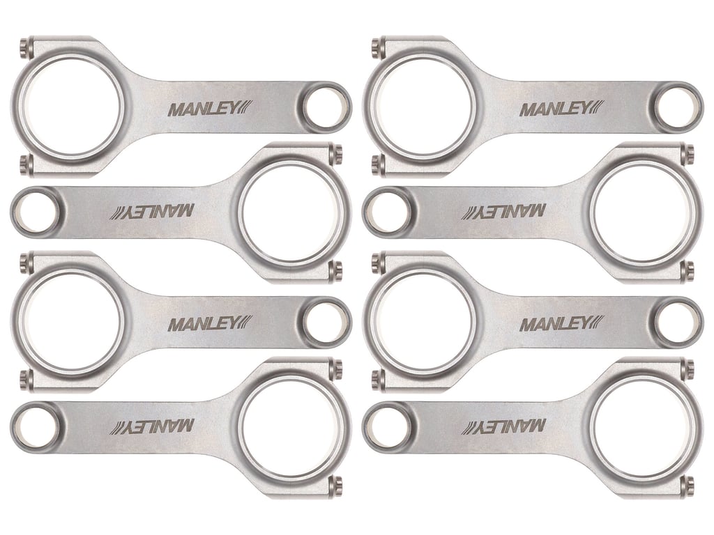 Manley Chevy Big Block 6.385in H Beam Connecting Rod Set (Set of 8) - 14062R-8