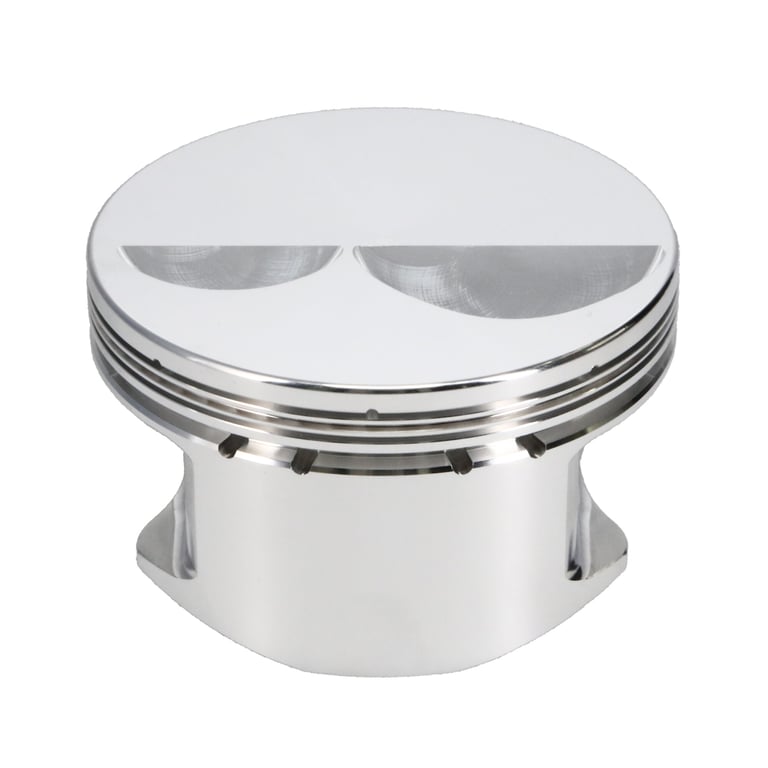 Manley Chevrolet Small Block Piston Set - 4.030in Bore 1.250in CH, -4.00 CC - 591630-8