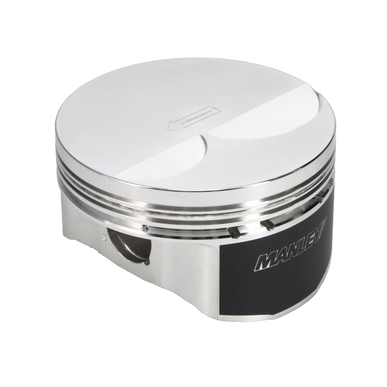 Manley Chevrolet LS Piston Set - 4.005in Bore 1.304in CH, -4.00 CC - 592505CE-8