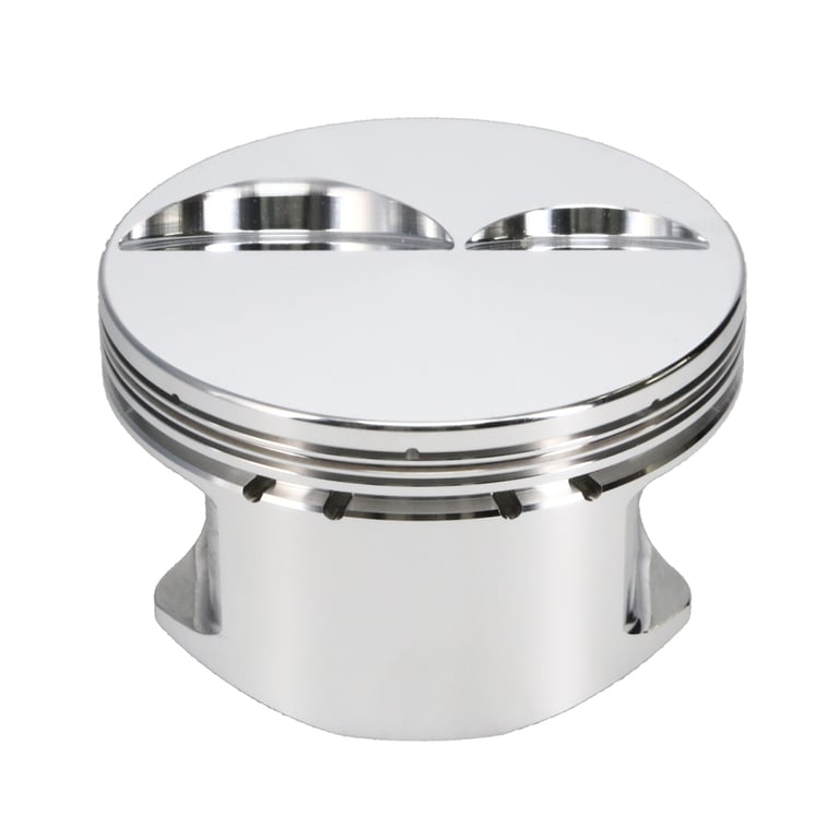 Manley Chevrolet Small Block Piston Set - 4.030in Bore 1.250in CH, -4.00 CC - 591630-8