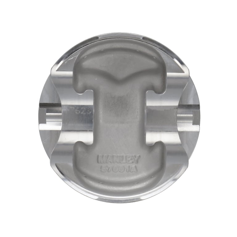 Manley Chevrolet Small Block Piston Set - 4.035in Bore 1.125in CH, 11.00 CC - 591935-8
