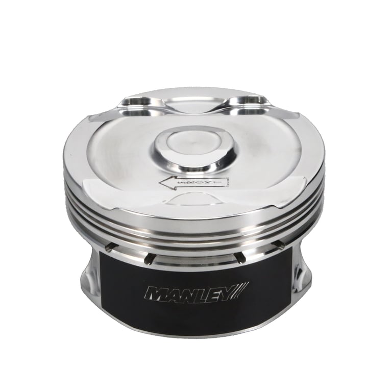 Manley 2018+ Ford Coyote 5.0L DOHC -6cc Dish 3.700in Bore 10:1 CR Platinum Extreme Duty Piston Set - 595738CE-8