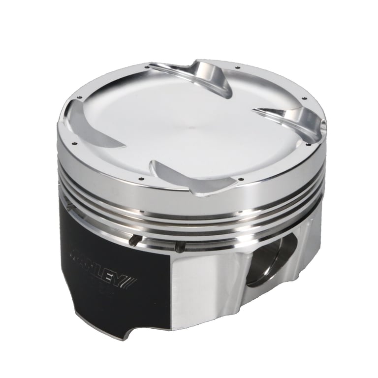 Manley Mitsubishi 4G63/4G63T EVO VIII/IX 85mmSTD -2.5cc Dish Platinum Lightweight Piston Set w/Rings - 606400CE-4