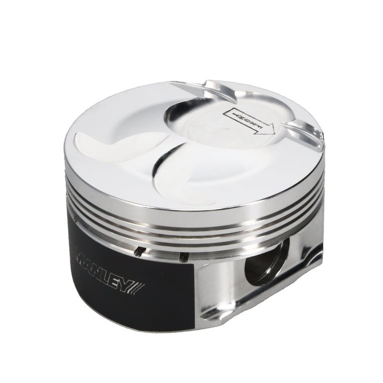 Manley Ford 3.5L Ecoboost 3.662in Bore 1.239in CD 10.0:1 CR -0.5cc Dome Extreme Duty Piston Set - 594920CE-6