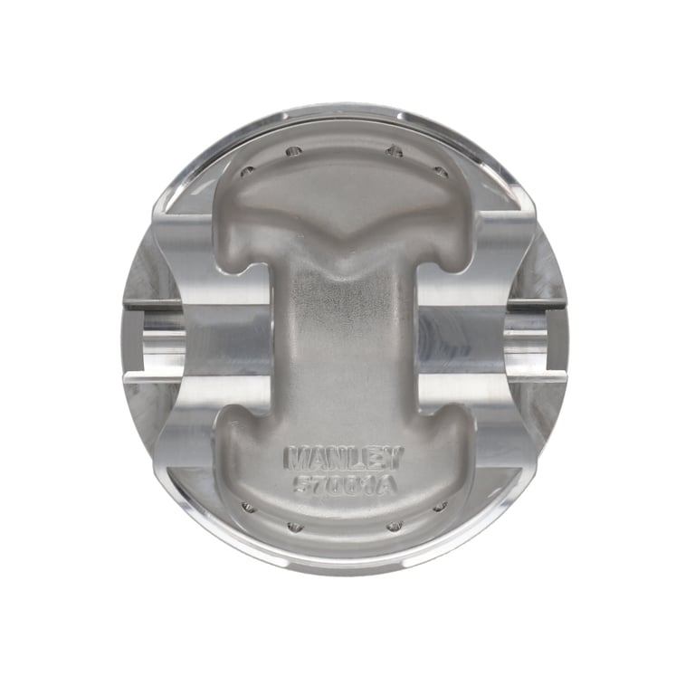 Manley Chevrolet Small Block Piston Set - 4.035in Bore 1.125in CH, -4.00 CC - 590835-8