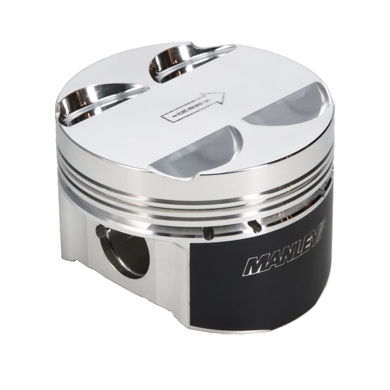 Manley 03-06 Evo 8/9 4G63T/4G63 85.5mm +.5mm Over Bore 10.0/10.5:1 Flat Top Pistons w/ Rings - 606205C-4