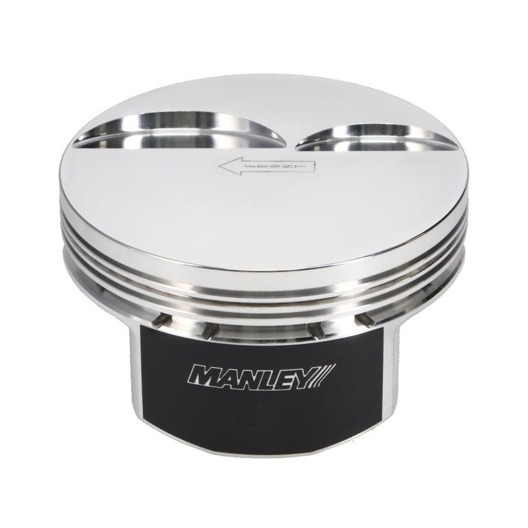 Manley Chevrolet LS Piston Set - 4.080in Bore 1.115in CH, -4.00 CC - 592680C-8