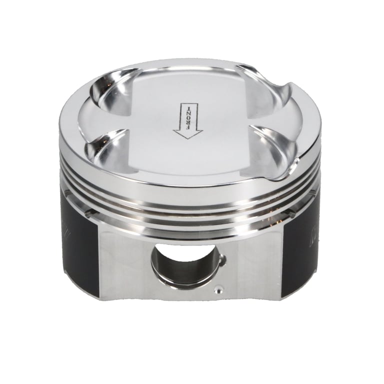 Manley 93-98 Toyota Supra Turbo (2JZGTE) 86.5mm +.5mm Oversized Bore 8.5:1 Dish Piston Set with Ring - 609005C-6