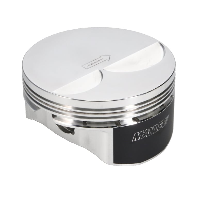 Manley Chevrolet LS Piston Set - 4.065in Bore 1.115in CH, -4.00 CC - 592665CE-8