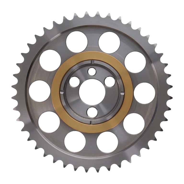 Manley Billet Timing Chain Kit - Small Block Chevrolet - BBC Snout - Brass Shim - 73201