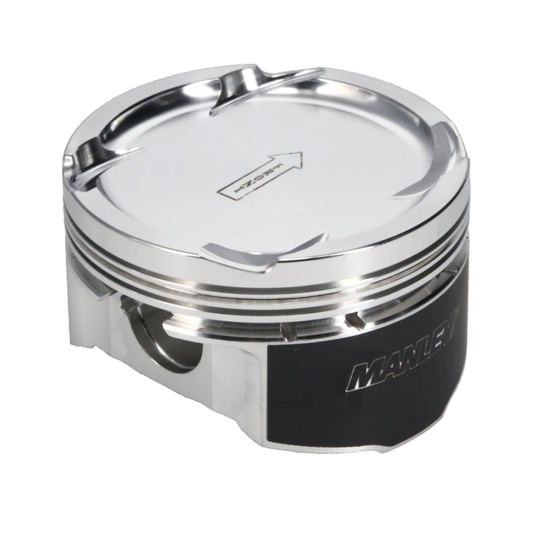 Manley 08+ Mitsubishi Evo X (4B11T) 86mm STD Bore 9.0:1 Dish Piston Set with Rings - 614000C-4
