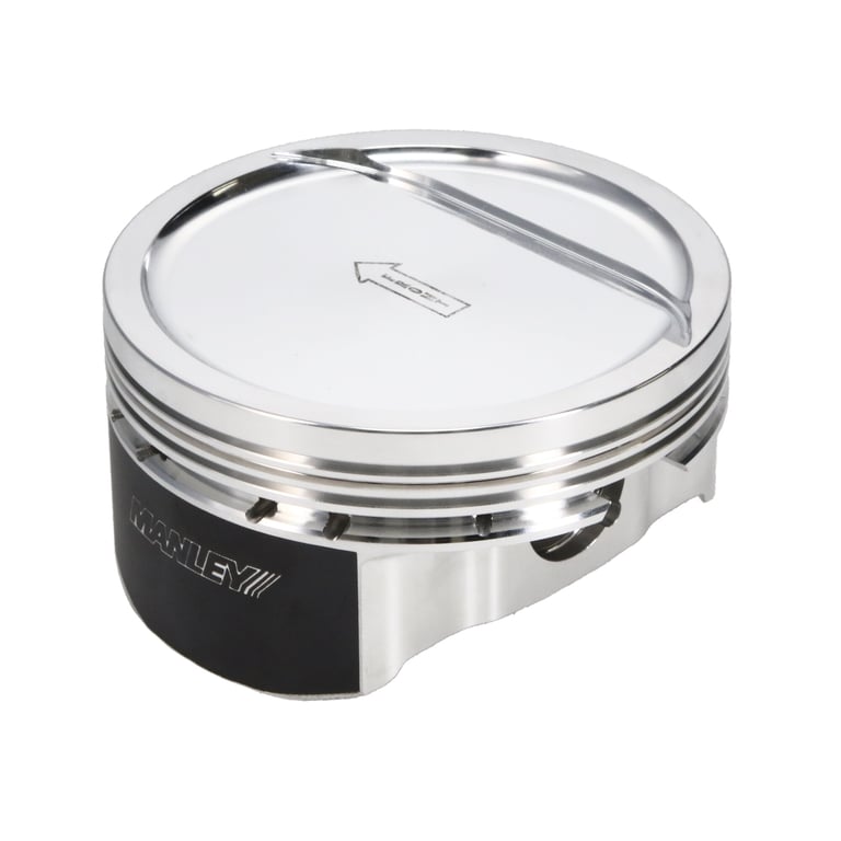 Manley Chevrolet LS Piston Set - 4.185in Bore 1.115in CH, -18.00 CC - 596360C-8
