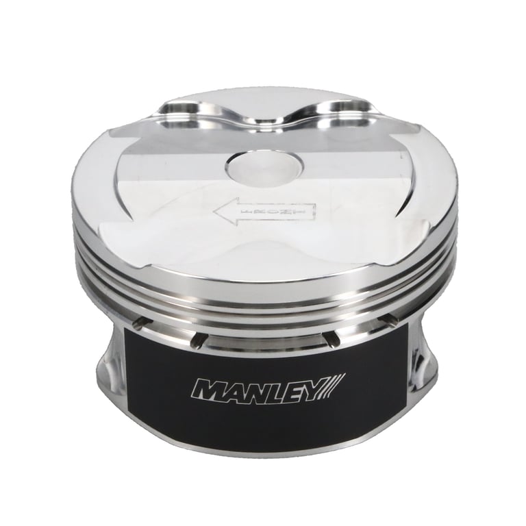 Manley 2018+ Ford Coyote 5.0L 6.75cc Dish 3.662in Bore 12:1 CR 22mm Pin Platinum Ext Duty Pistons - 595900CE-8