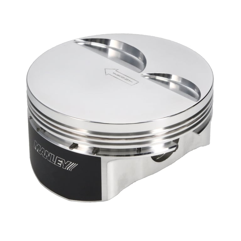 Manley Small Block Chevrolet LS Series -4cc Flat Top Piston Set - 592670C-8
