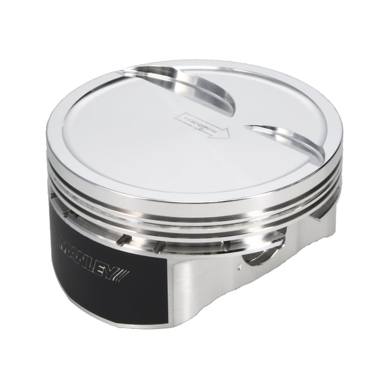 Manley Chevrolet LS Piston Set - 4.080in Bore 1.115in CH, -10.00 CC - 592780CE-8