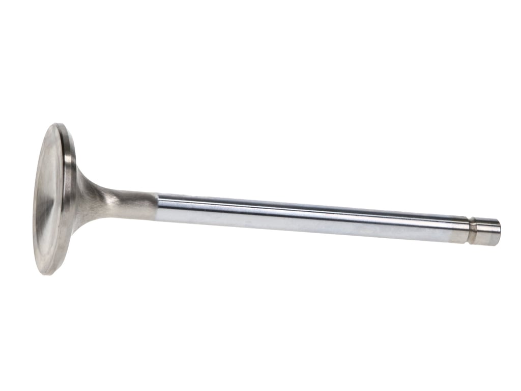 Manley Ford 289 - 302 - 351W 1.600 Head Dia 5.080 OA L 5 Deg Dish Race Flo Exhaust Valves (Set of 8) - 11889-8