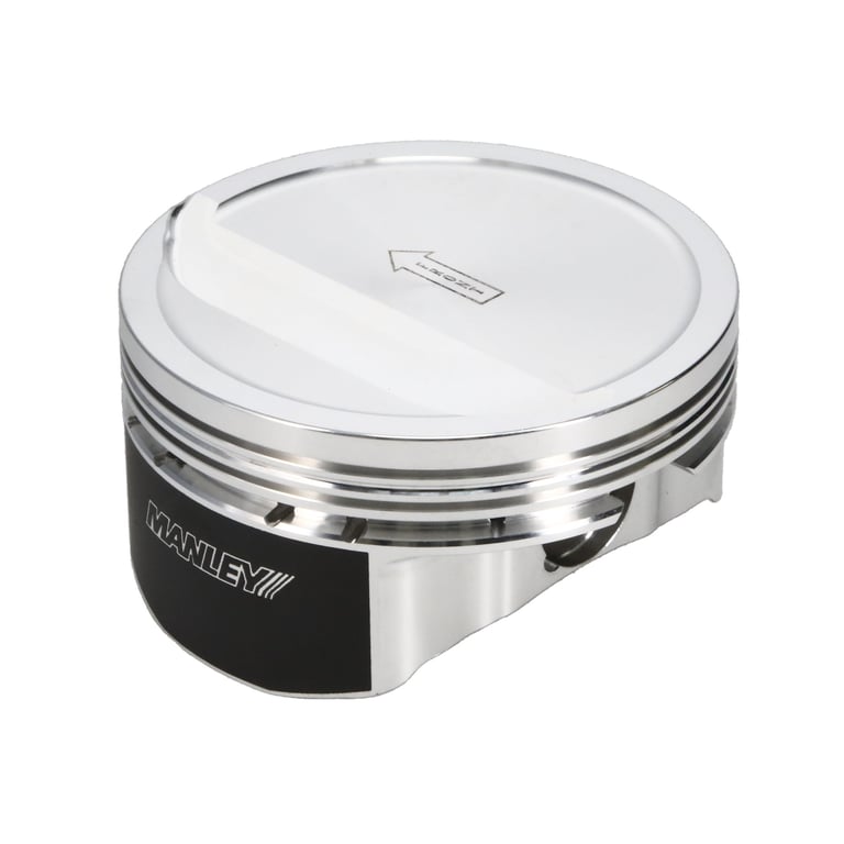 Manley Chevrolet LS Piston Set - 4.165in Bore 1.115in CH, -11.00 CC - 592440C-8