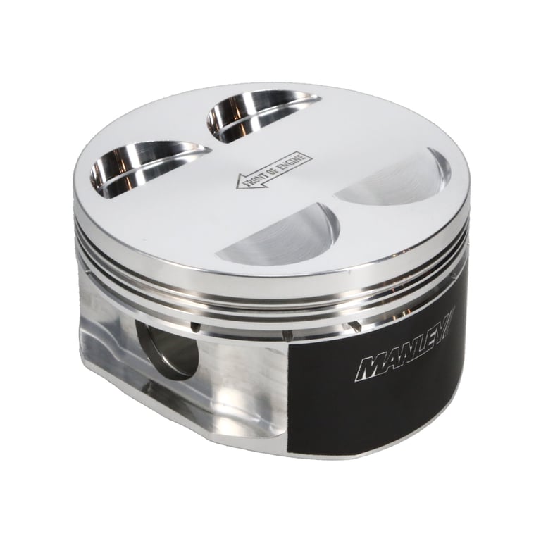 Manley 04+ Subaru WRX STi (EJ257) 75mm DE-STROKED 99.5mm STD Bore 9.8:1 Dish Piston Set with Rings - 621100C-4