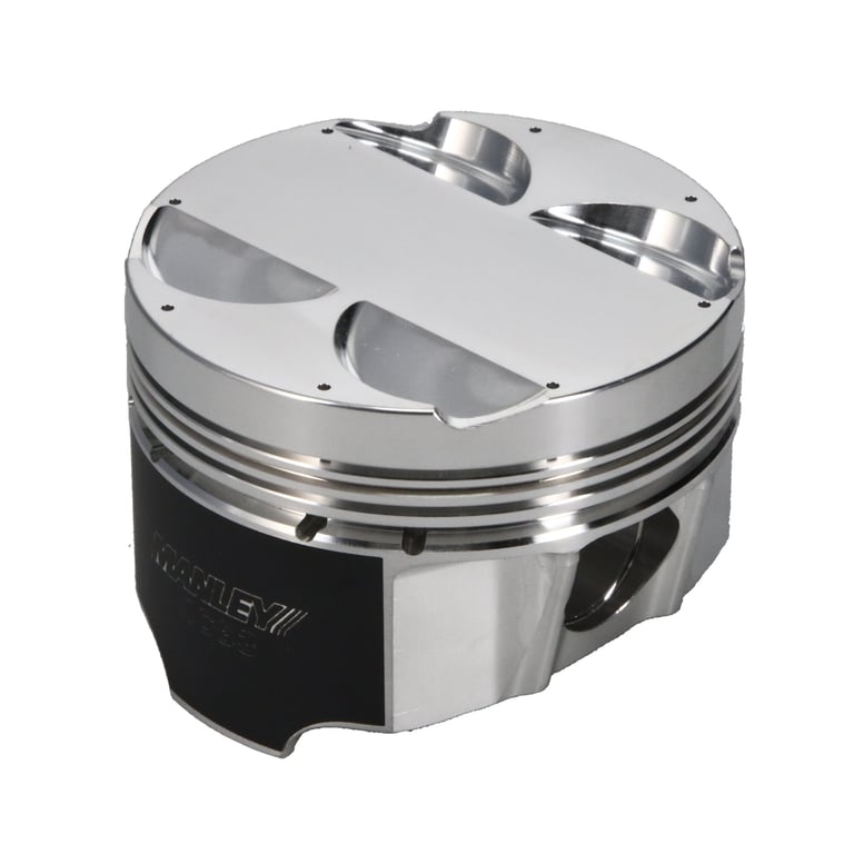 Manley 03-06 EVO VIII/IX 85mm STD Bore 8.5:1 Dish Piston Set with Rings - 618000C-4