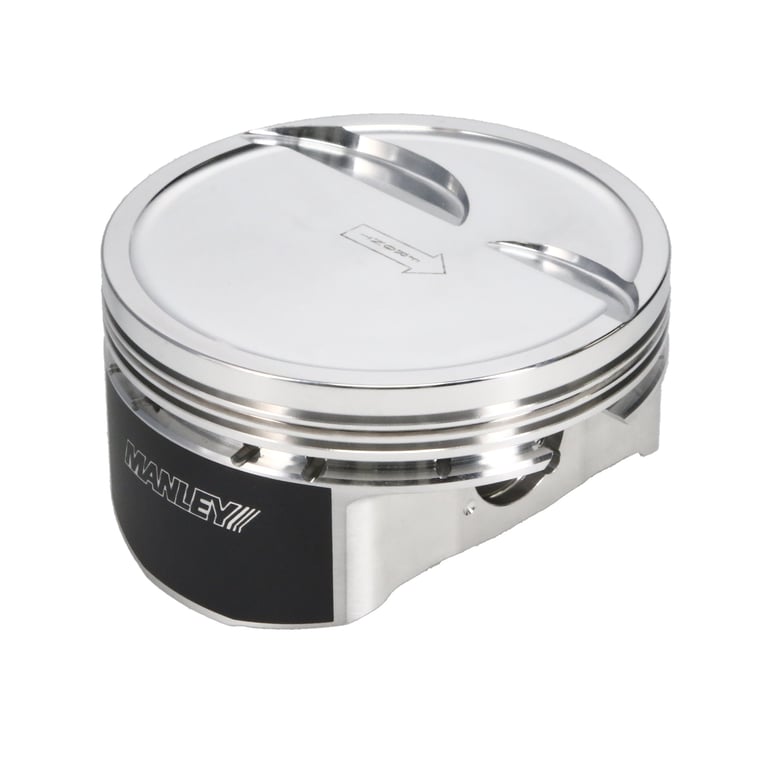 Manley Small Block Chevy LS Series 4.065in Bore - 1.065in CD - -10 cc Dish Platinum Series Pistons - 596565C-8