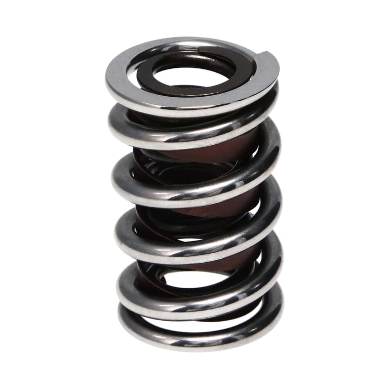 Manley Oval/Drag Chrome Silicone Double w/ Damper 16pc Valve Springs 1.550 OD/.725 ID - 22431-16