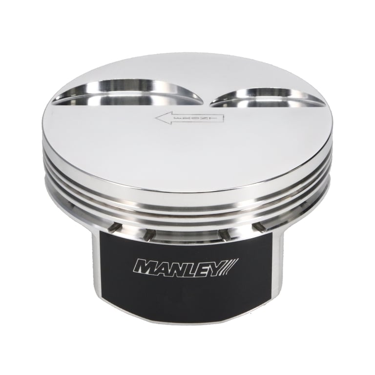 Manley Small Block Chevrolet LS Series -4cc Flat Top Piston Set - 592670C-8