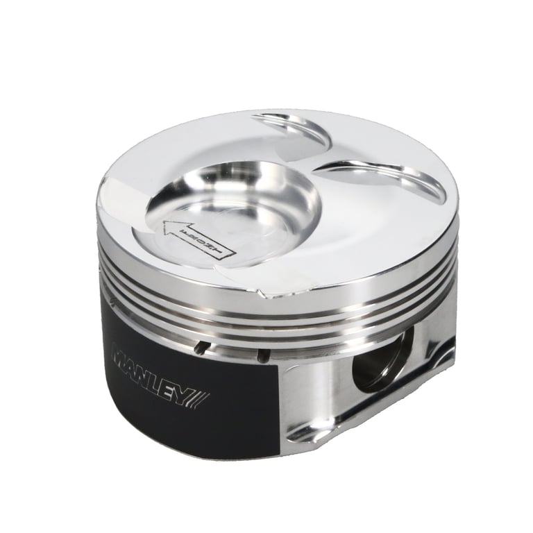 Manley Ford 3.5L Ecoboost 3.662in Bore 1.239in CD 10.0:1 CR -0.5cc Dome Extreme Duty Piston Set - 594920CE-6