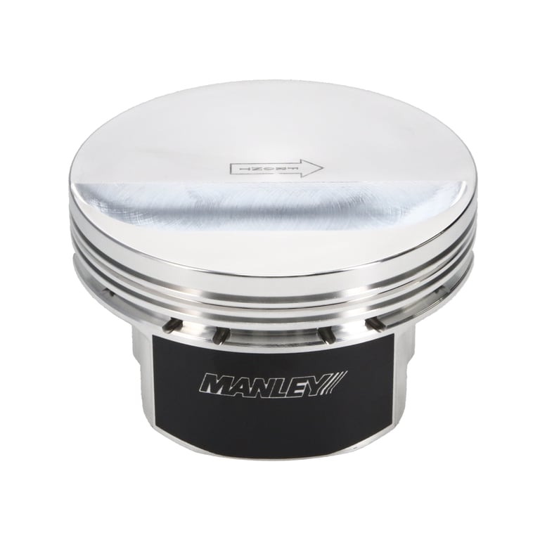 Manley Chevrolet LS Piston Set - 4.130in Bore 1.115in CH, -5.00 CC - 592305C-8