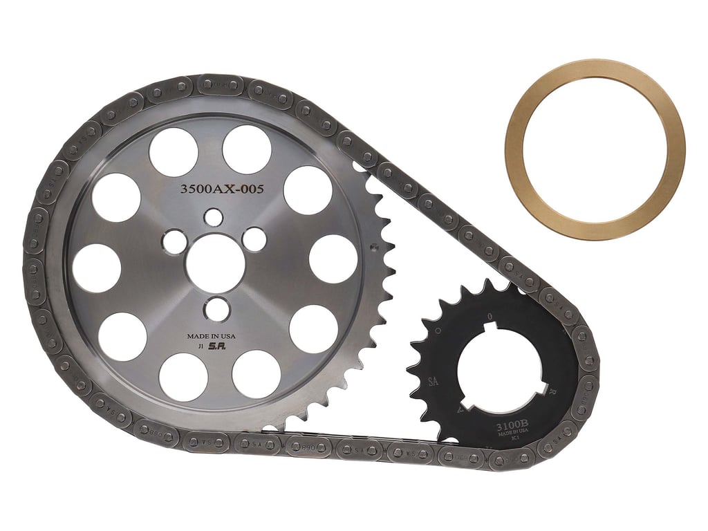 Manley Billet Timing Chain Kit - Small Block Chevrolet - Shim - Short - 73311