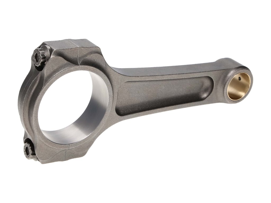 Manley SBC .025in Longer LS/LT1 6.125in Pro Series I Beam Conn Rod 7/16in ARP 2000 - Set of 8 - 14159-8