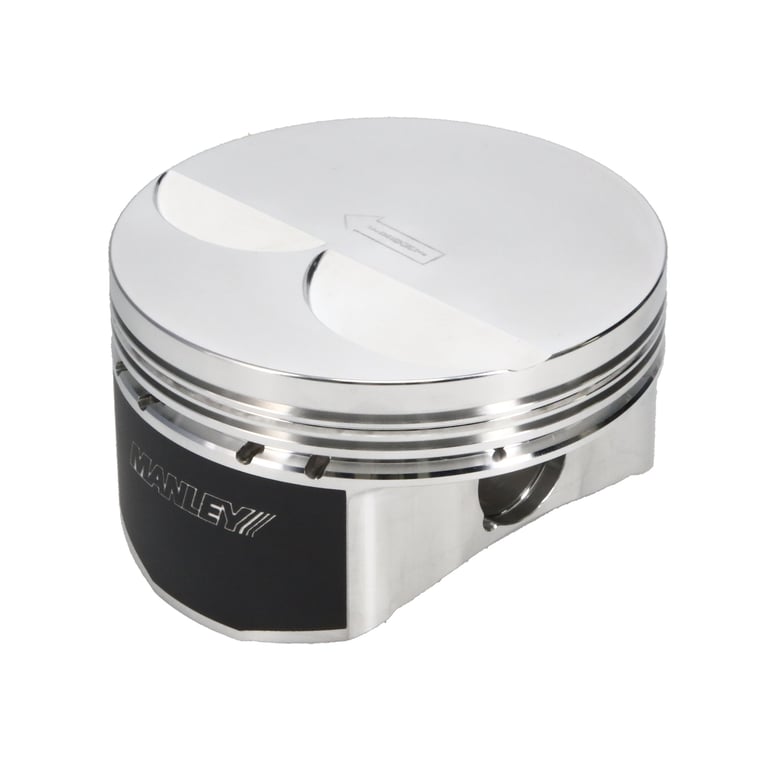 Manley Chevy LS Series 4.075in Bore 0.927in Pin -4cc Flat Top Platinum Series Dish Pistons Set - 592575C-8