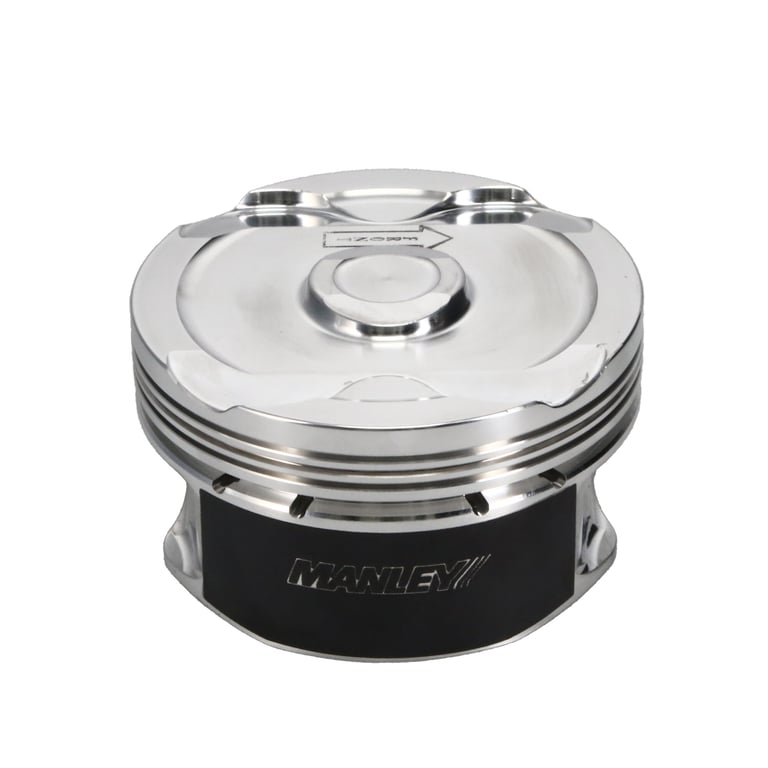 Manley 2018+ Ford Coyote 5.0L DOHC -6cc Dish 3.662in Bore 10:1 CR Platinum Piston Set - 595700C-8