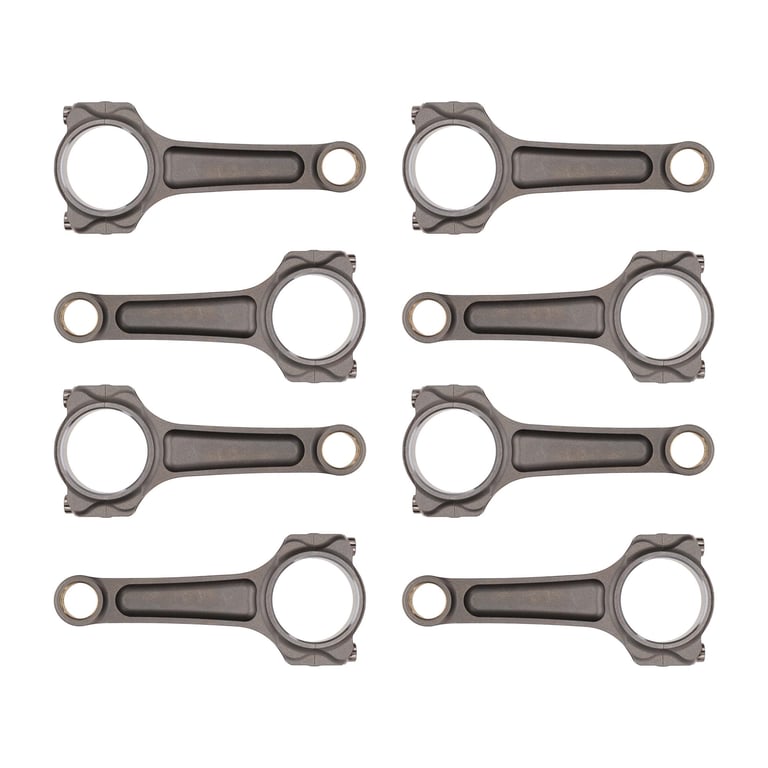 Manley SBC .025in Longer LS/LT1 6.125in Pro Series I Beam Conn Rod 7/16in ARP 625+ - Set of 8 - 14159R6-8