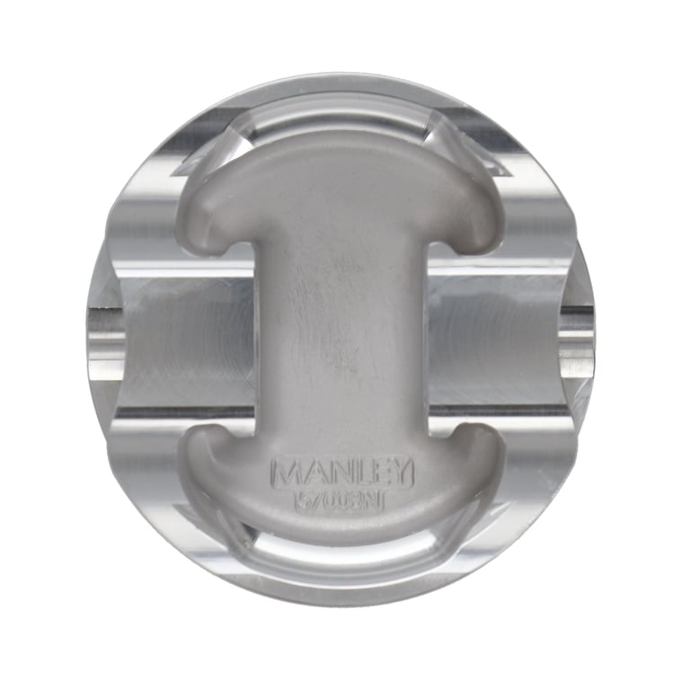 Manley 2018+ Ford Coyote 5.0L DOHC -6cc Dish 3.667in Bore 10:1 CR Platinum Piston Set - 595705C-8